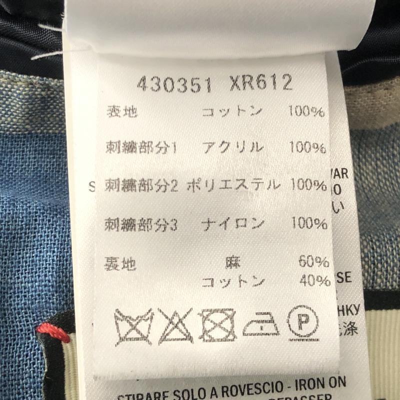 ����š�GUCCI EMBROIDERY BLIND FOR LOVE DENIM JACKET 44 430351 XR612 �֥롼 ���å���OȾ�ġ�