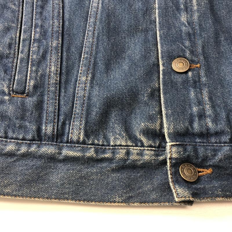 ����š�GUCCI EMBROIDERY BLIND FOR LOVE DENIM JACKET 44 430351 XR612 �֥롼 ���å���OȾ�ġ�