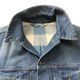 ����š�GUCCI EMBROIDERY BLIND FOR LOVE DENIM JACKET 44 430351 XR612 �֥롼 ���å���OȾ�ġ�