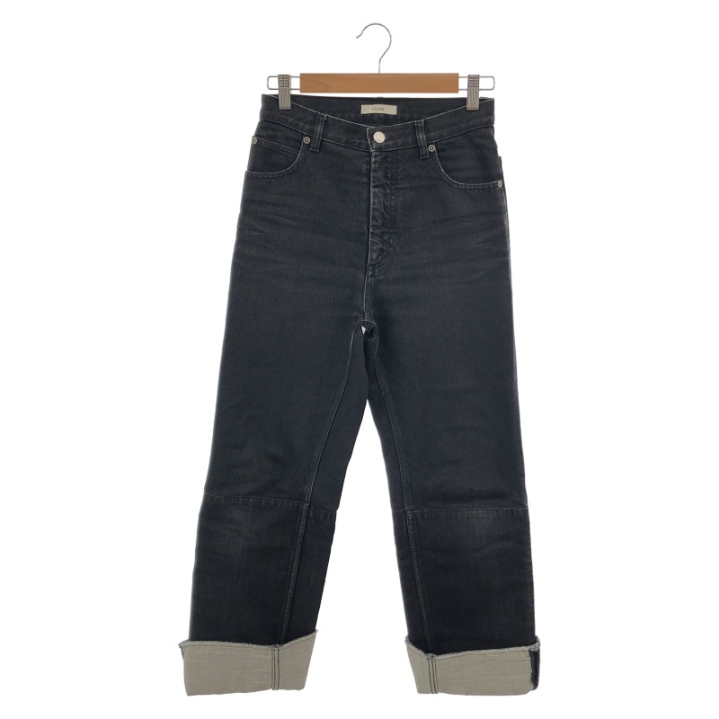 ����š�CELINE 18ss �����륢�åץǥ˥�ѥ�� ������36 2 1T67 �֥�å� ���꡼�̡�O˭�ġ�
