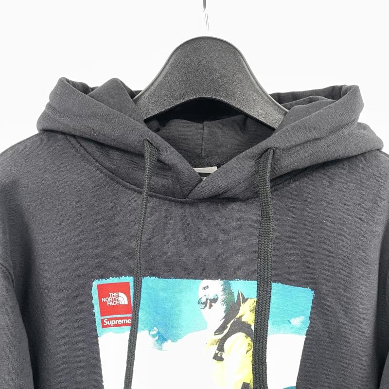 ����š�Supreme��The North Face 18FW Photo Hooded Sweatshirt EXPEDITION ������M �֥�å� ����ץ꡼�� ���Ρ����ե�������O˭�ġ�