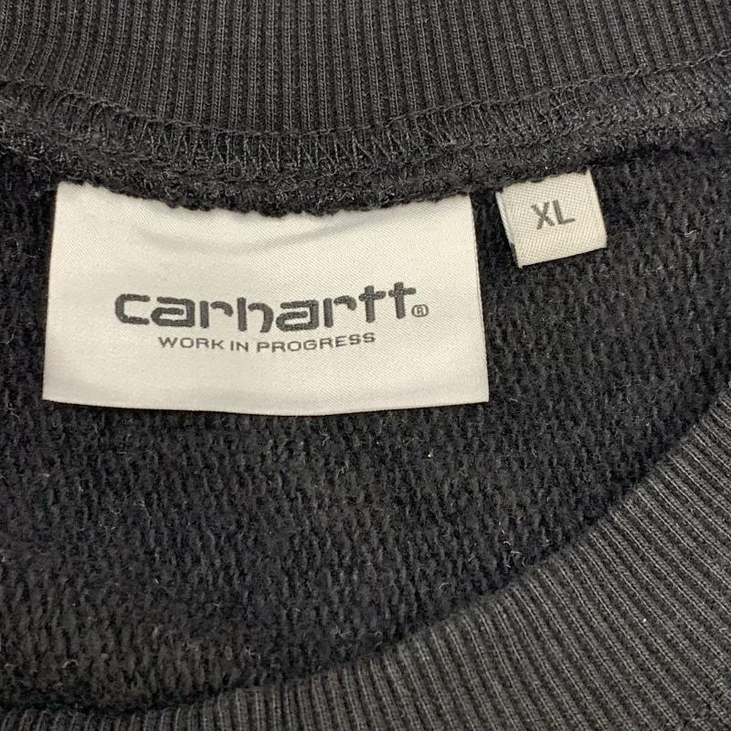 ����š�Carhartt  Carhartt WIP ���롼�ͥå� �������åȥȥ졼�ʡ� ������XL �֥�å� �����ϡ��ȡ�O��¼��