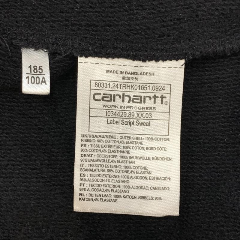 ����š�Carhartt  Carhartt WIP ���롼�ͥå� �������åȥȥ졼�ʡ� ������XL �֥�å� �����ϡ��ȡ�O��¼��