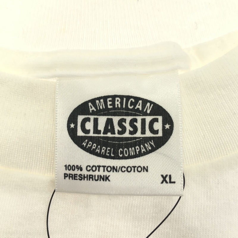 ����š�AMERICAN CLASSIC �ԡ�������ӥå� T����� XL �ۥ磻�� ����ꥫ�󥯥饷�å���OȾ�ġ�