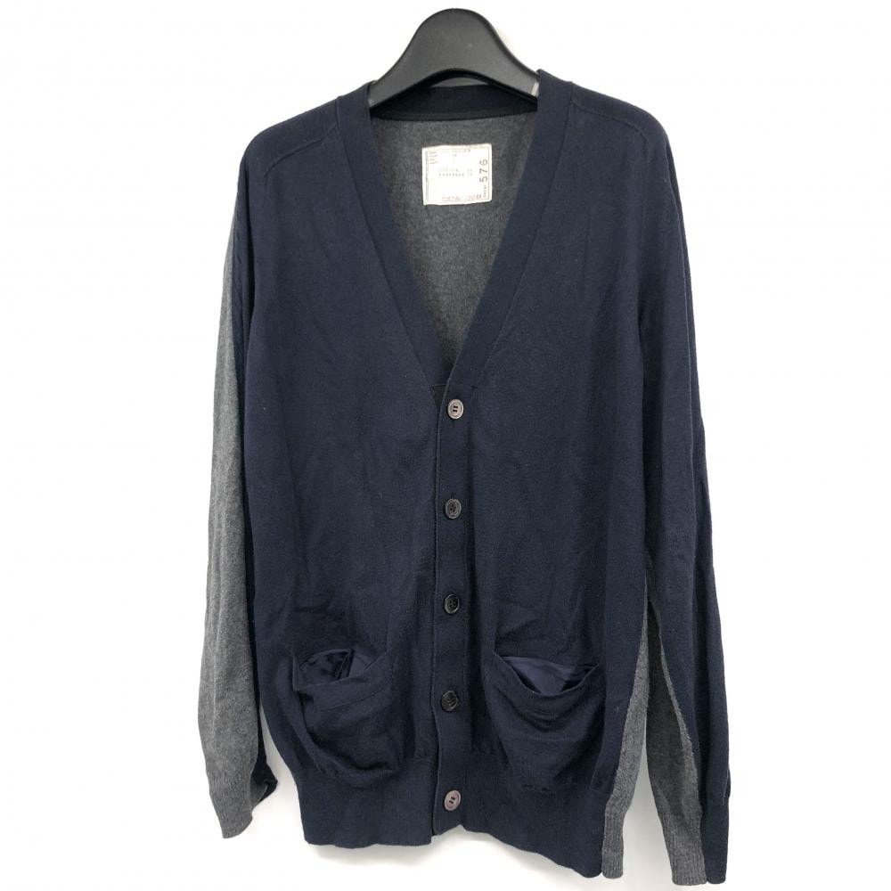 【sacai】美品サカイ カシミヤ ドローコード カーディガン グレー M sacai サカイ カシミア ドローコード カーディガンM 超美品