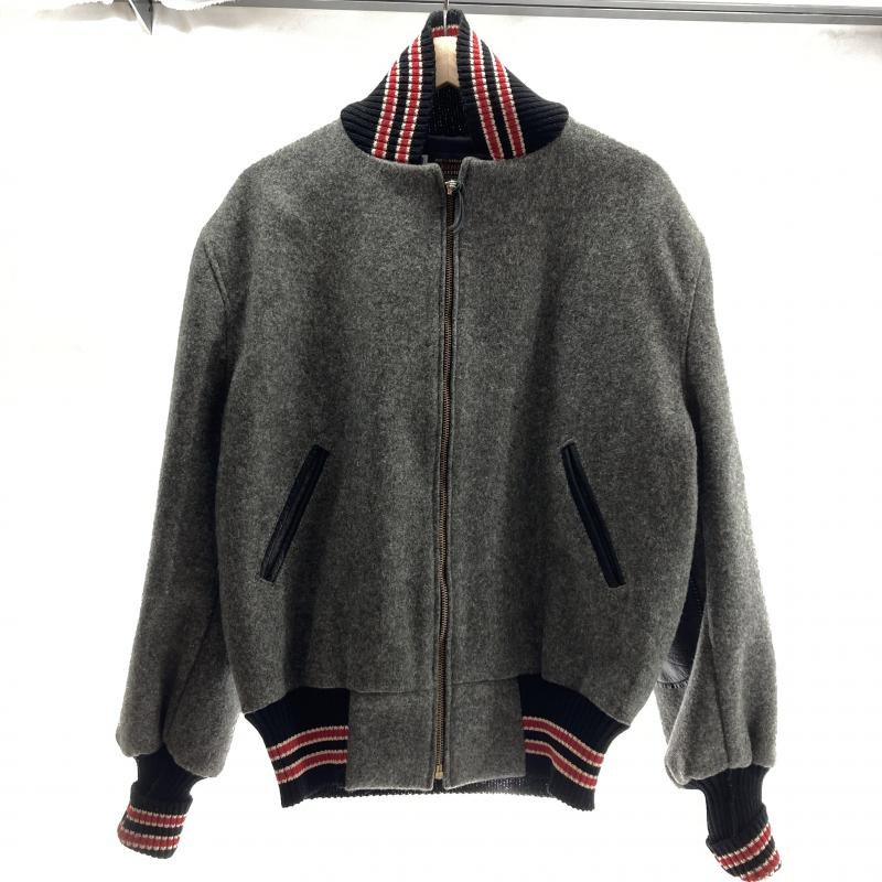 中古】SKOOKUM スタジャン グレー サイズ38 スクーカム【O大府店