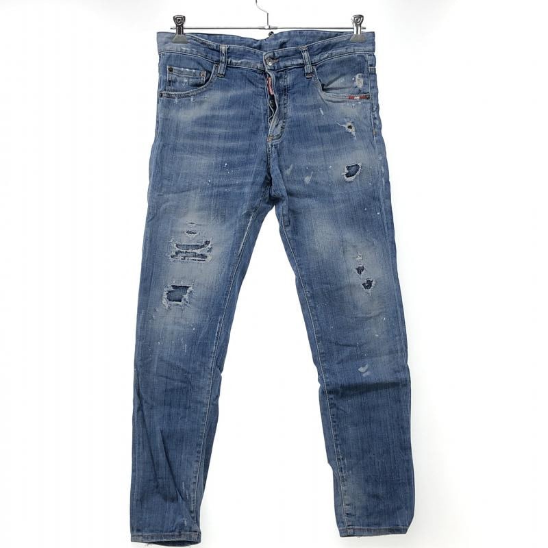 DSQUARED2 スキニーデニム ブルー　サイズ48 DSQUARED2 スキニーデニム ブルーサイズ48