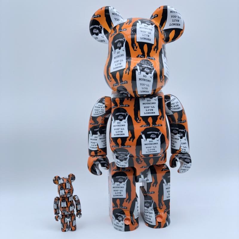 ����š�BE��RBRICK BE��RBRICK BANKSY MONKEY SIGN 400%����ǥ����ࡦ�ȥ����Х󥯥������٥��֥�å���O˭�ġ�