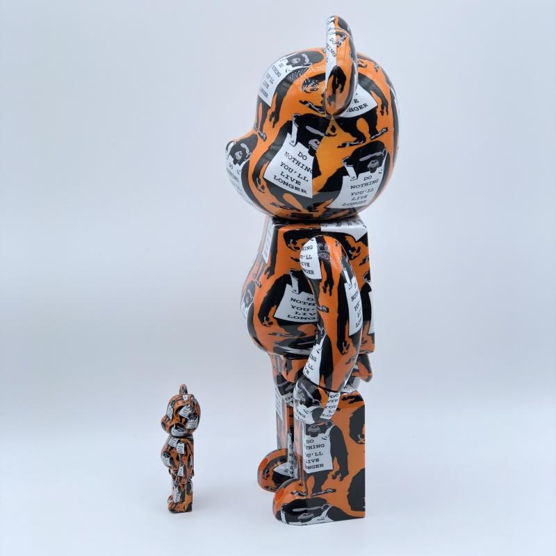 ����š�BE��RBRICK BE��RBRICK BANKSY MONKEY SIGN 400%����ǥ����ࡦ�ȥ����Х󥯥������٥��֥�å���O˭�ġ�