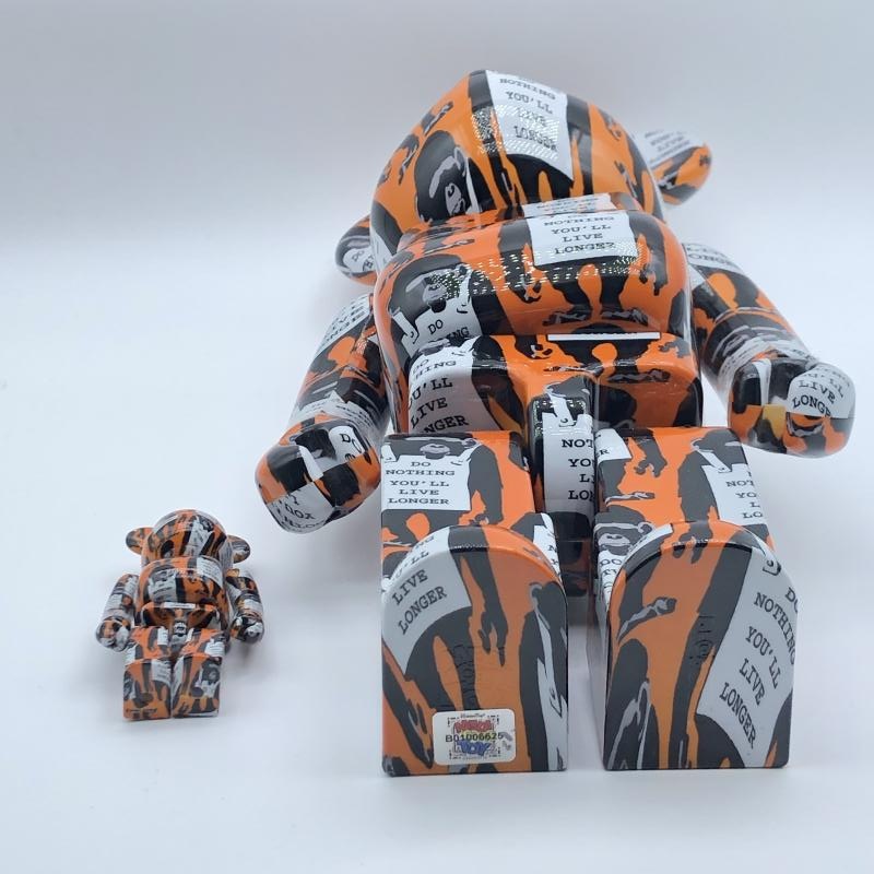 ����š�BE��RBRICK BE��RBRICK BANKSY MONKEY SIGN 400%����ǥ����ࡦ�ȥ����Х󥯥������٥��֥�å���O˭�ġ�