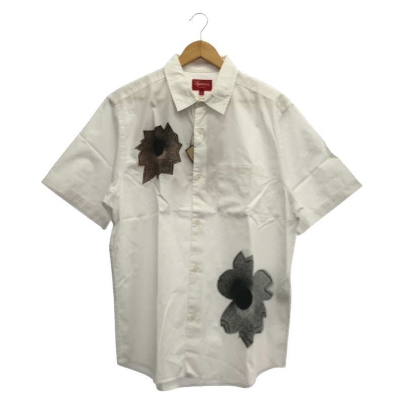����š�Supreme 22SS Nate Lowman S/S Shirt Ⱦµ����� L �ۥ磻�� ����ץ꡼���OȾ�ġ�