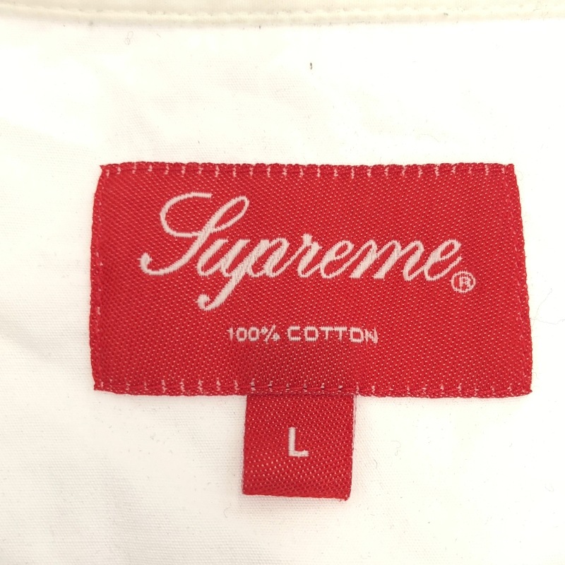 ����š�Supreme 22SS Nate Lowman S/S Shirt Ⱦµ����� L �ۥ磻�� ����ץ꡼���OȾ�ġ�