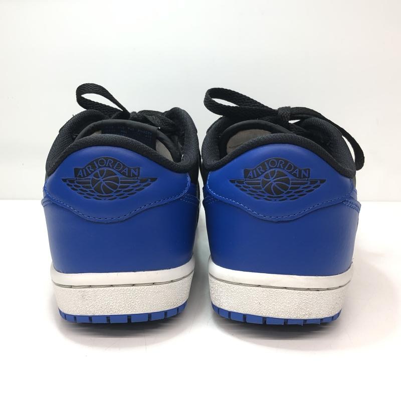 šNIKE AIR JORDAN 1 LOW 85 BLACK AND ROYAL BLUE 27.5cm IB1981-004OΩŹ