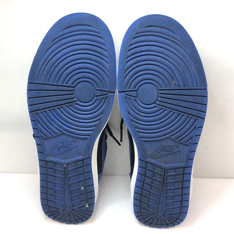 šNIKE AIR JORDAN 1 LOW 85 BLACK AND ROYAL BLUE 27.5cm IB1981-004OΩŹ