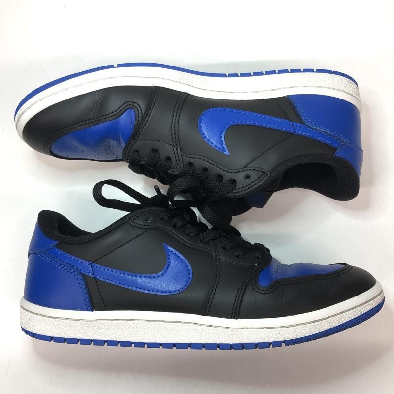 šNIKE AIR JORDAN 1 LOW 85 BLACK AND ROYAL BLUE 27.5cm IB1981-004OΩŹ