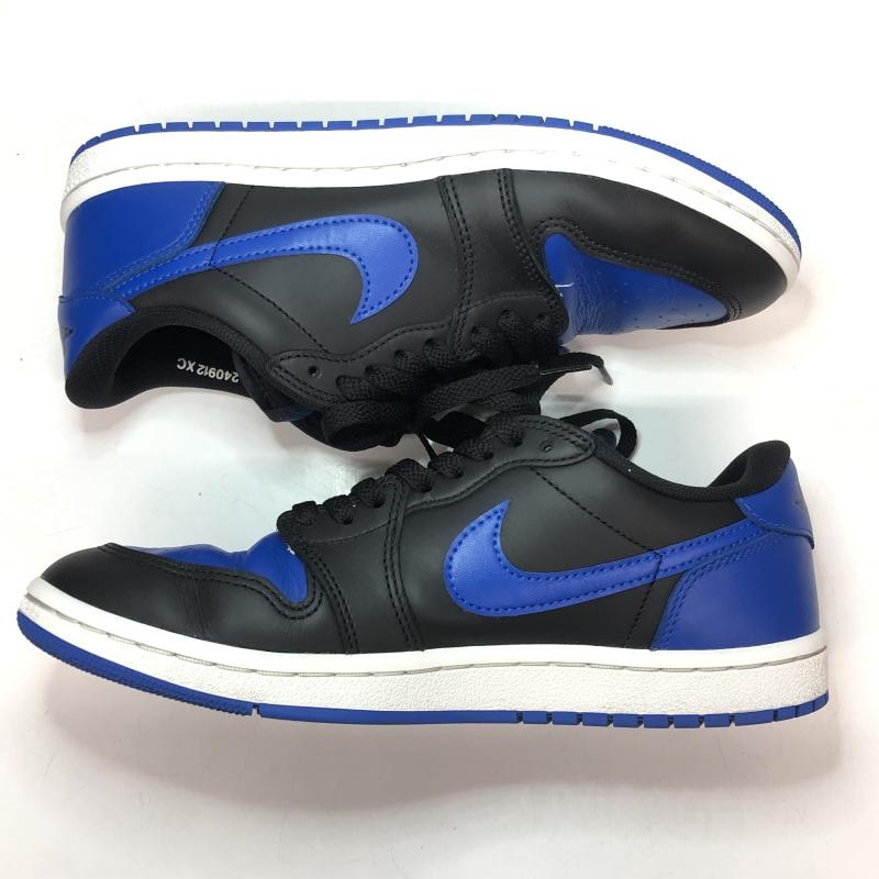 šNIKE AIR JORDAN 1 LOW 85 BLACK AND ROYAL BLUE 27.5cm IB1981-004OΩŹ