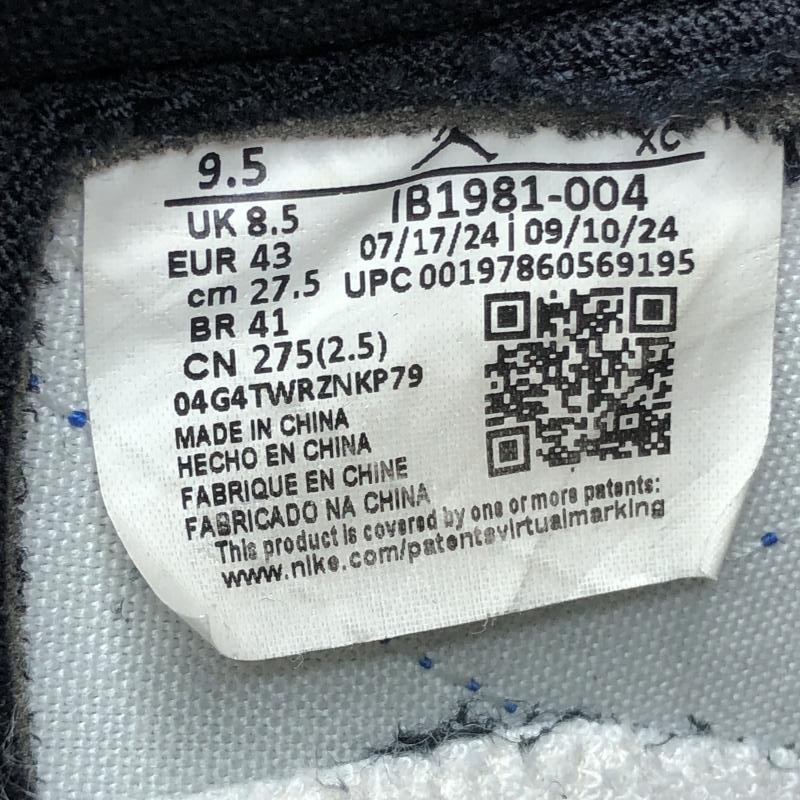 šNIKE AIR JORDAN 1 LOW 85 BLACK AND ROYAL BLUE 27.5cm IB1981-004OΩŹ