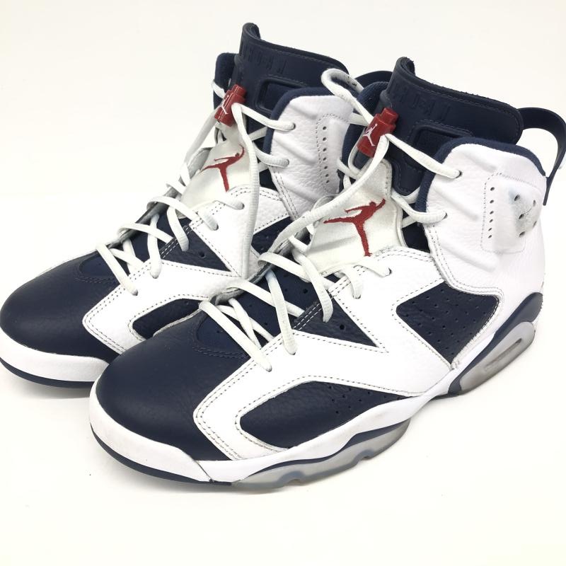 ����š�Nike Air Jordan 6 Retro White and Midnight Navy 29cm CT8529-164 �ʥ��� �������硼�����O��Ω��