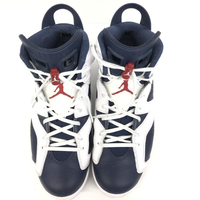 ����š�Nike Air Jordan 6 Retro White and Midnight Navy 29cm CT8529-164 �ʥ��� �������硼�����O��Ω��