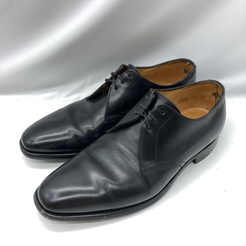 【週末セール】鑑定済み John Lobb PERRIER ブラック 6E 極上☆ジョンロブ 6E【貴重☆8695ラスト/PERRIER/ペリエ】プレーントゥ
