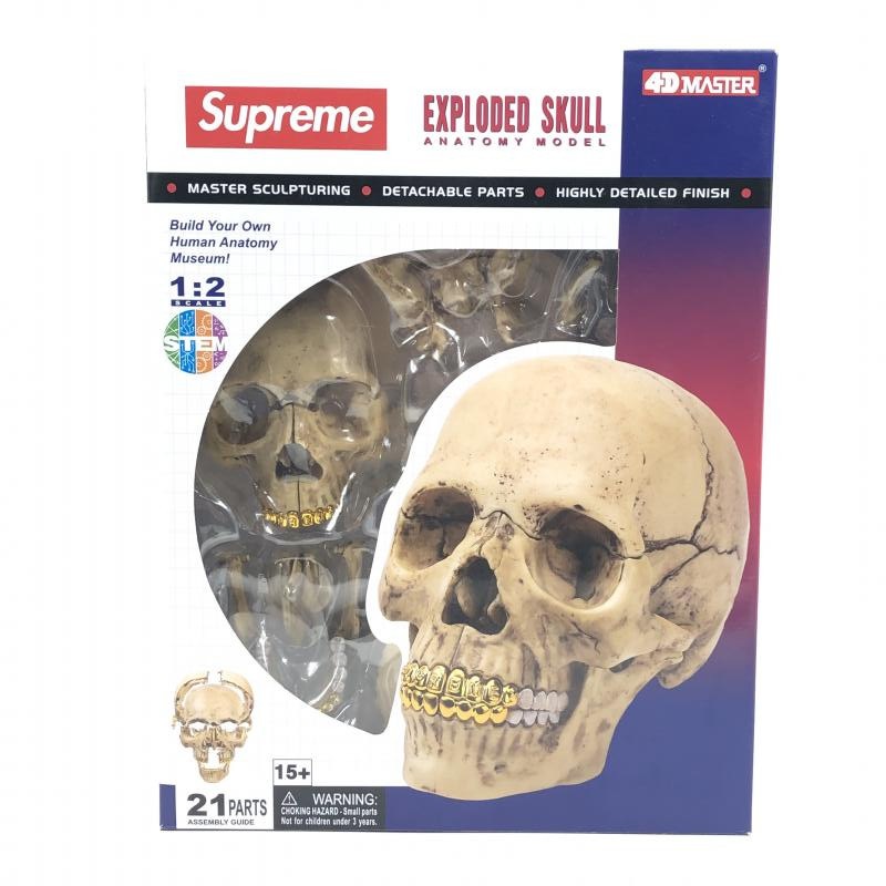 中古】SUPREME SUPREME 23AW 4D Model Human Skull Natural 【O西尾店
