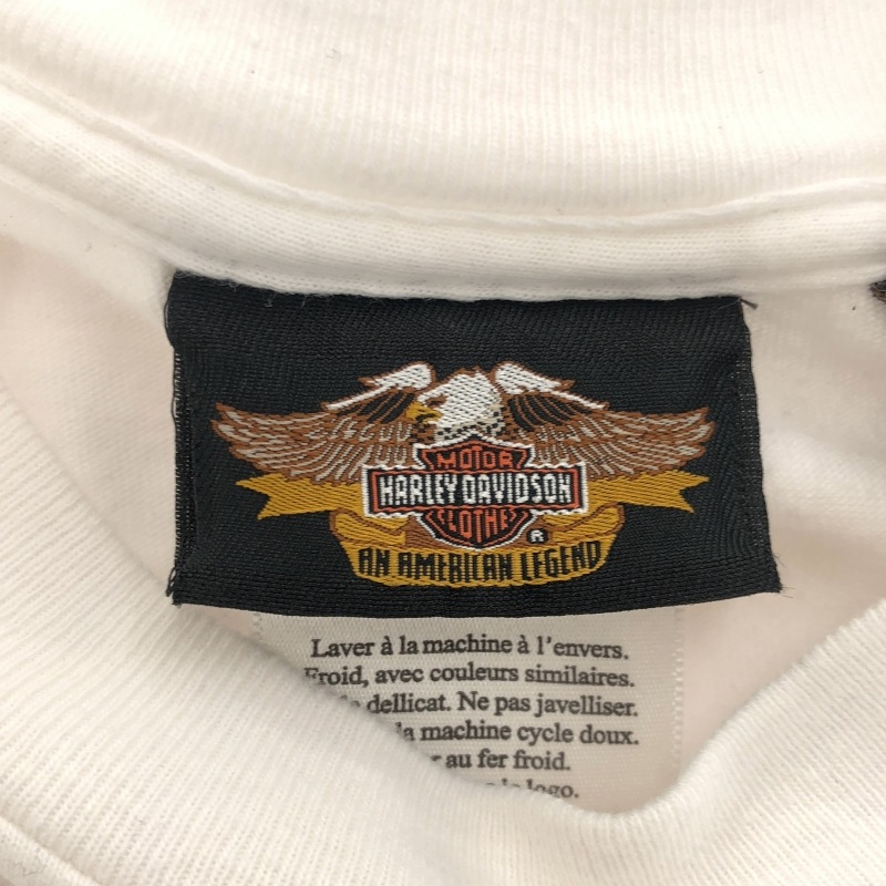 ����š�Harley Davidson �ݥ��å�Tee S �ۥ磻�� �ϡ��졼 ���ӥåɥ����OȾ��Ź��