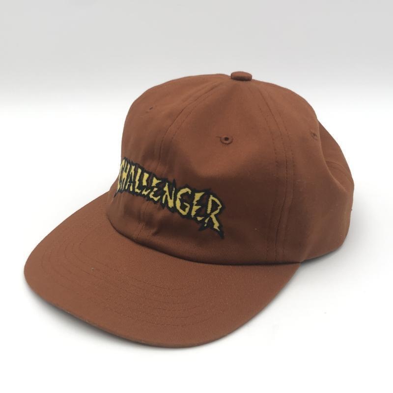 ����š�CHALENGER Crash Logo Cap �֥饦�� �����󥸥㡼��OȾ�ġ�