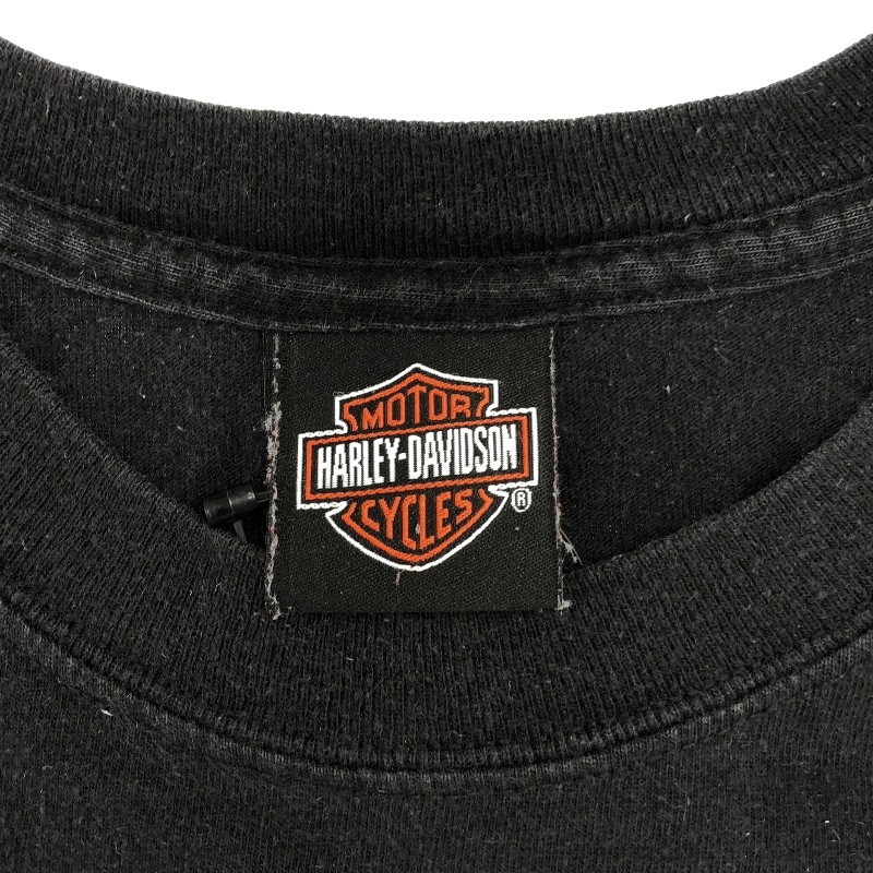 ����š�Harley Davidson ξ�̥ץ���Tee M �֥�å� �ϡ��졼���ӥåɥ����OȾ��Ź��