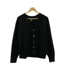 中古】Stussy 23AW Brushed Cardigan サイズS 117207 ブラック