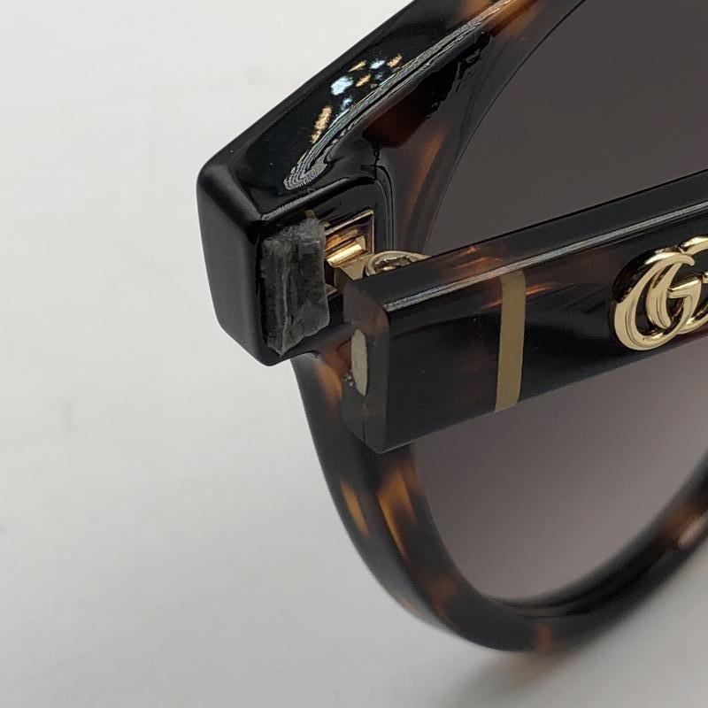 ����šۢ��ƥ�ץ��Ĥߤ��� GUCCI ���󥰥饹 GG0638SK 003 �������դ� ���å� �٤ù� �֥饦���O˭�ġ�