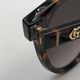 ����šۢ��ƥ�ץ��Ĥߤ��� GUCCI ���󥰥饹 GG0638SK 003 �������դ� ���å� �٤ù� �֥饦���O˭�ġ�