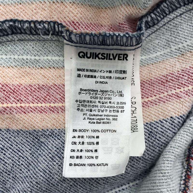 ����š�QUIKSILVER �ᥭ������ѡ����� �ޥ�����ȥ饤���� ������S �ġ��֡�����O���ġ�