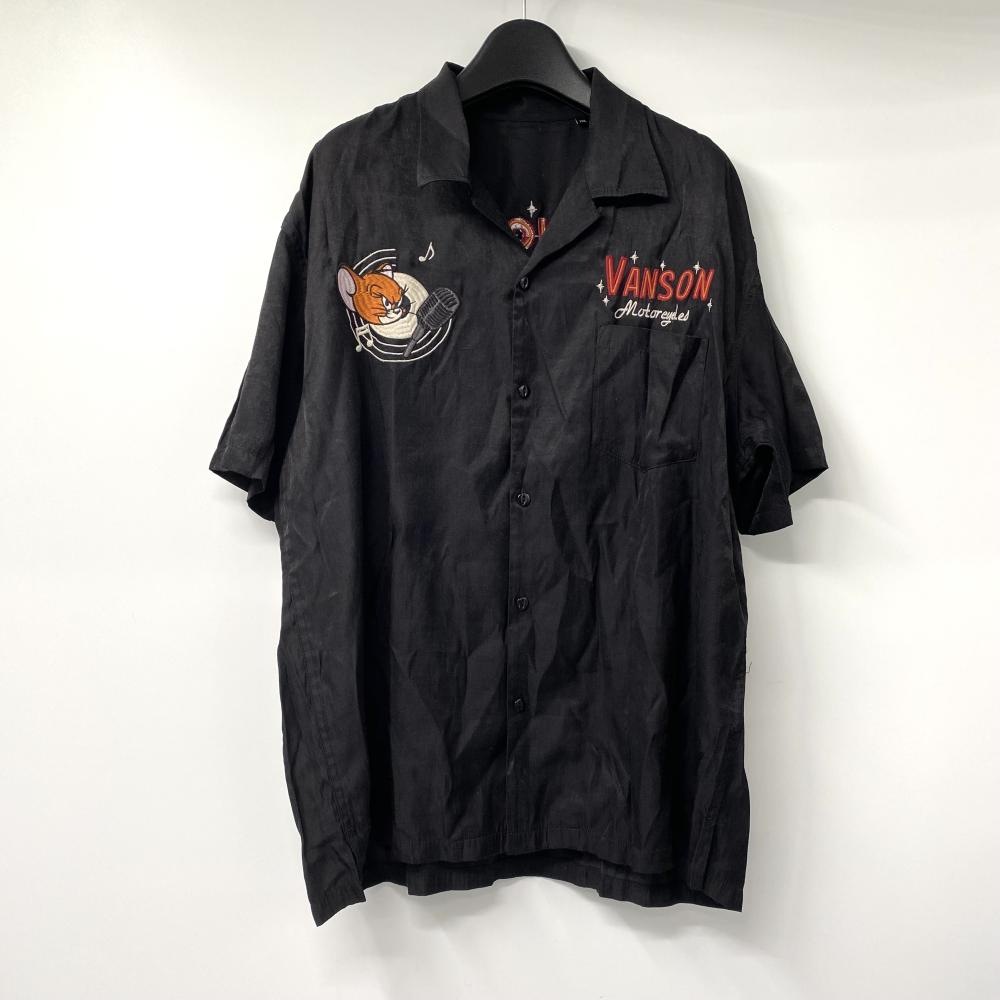 ����š�VANSON�ߥȥ�ȥ����꡼ �ɽ��졼��� ���ߥ���� �֥�å� ������XXL ��������» �Х󥽥��O˭��Ź��