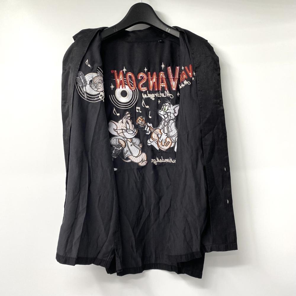 ����š�VANSON�ߥȥ�ȥ����꡼ �ɽ��졼��� ���ߥ���� �֥�å� ������XXL ��������» �Х󥽥��O˭��Ź��