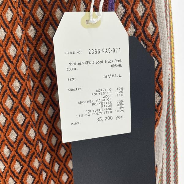 ����š�NEEDLES �� Sasquatchfabrix Zipped Track Pant Diamond Jq ������S 23SS-PA9-071 ����� �ˡ��ɥ륹��O���ġ�