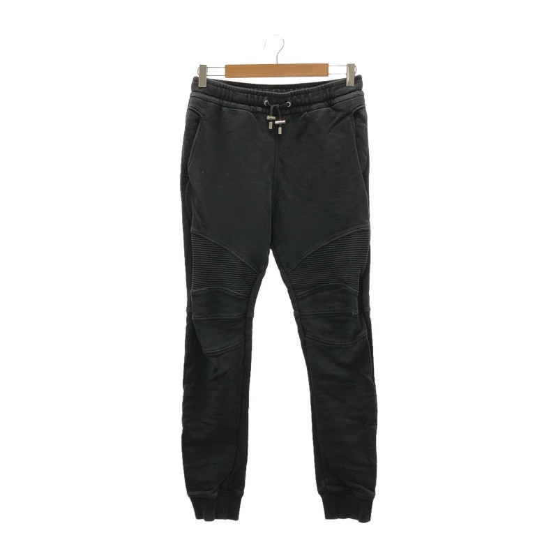 BALMAN バイカー パンツ ブラック XS ゴールド BALMAIN（バルマン）SLIM BIKER JEANS (スリム ストレッチ