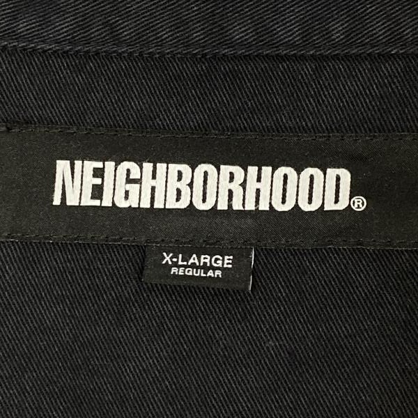 ����š�NEIGHBORHOOD GARMENT DYED SHIRT LS �֥�å� XL 252AQNH-SHM02 �ͥ��С��եåɡ�O������