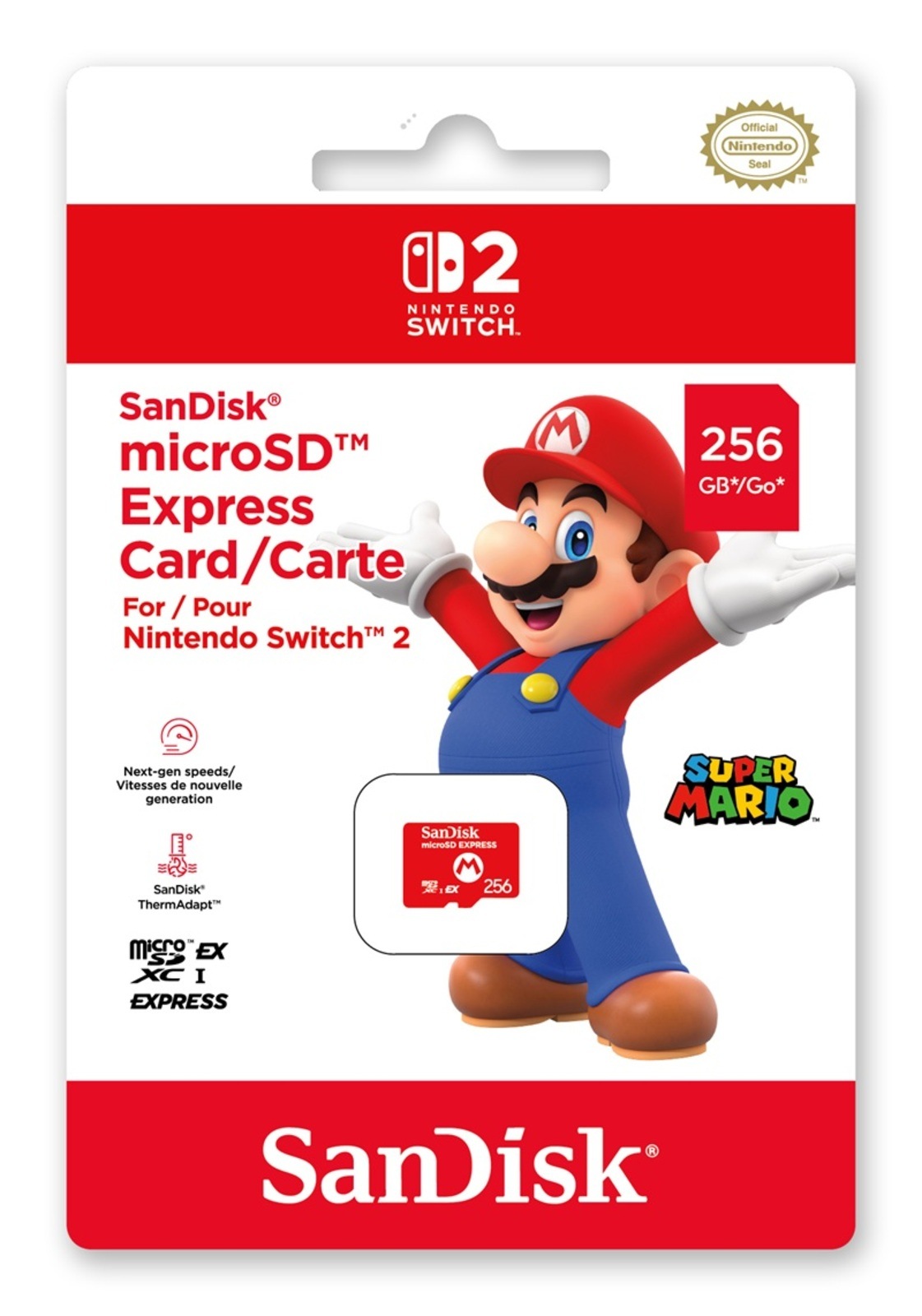 �ڿ��ʡ�Switch2���յ����SanDisk microSD Express Card 256GB for Nintendo Switch 2 [4523052030185]�ڥ���饤�󥹥ȥ���