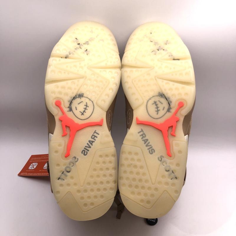 ����š�Travis Scott �� Nike Air Jordan 6 "British Khaki" 27.5cm DH0690-200 �ȥ�����������åȡߥʥ�����O˭�ġ�