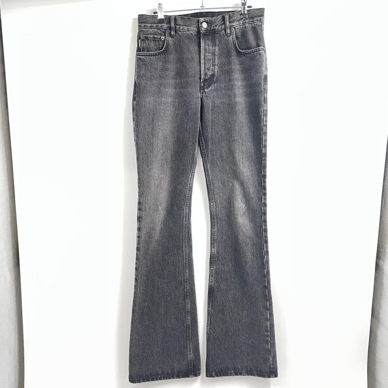 中古】BALENCIAGA ブーツカットジーンズ ブラック サイズ28 554159