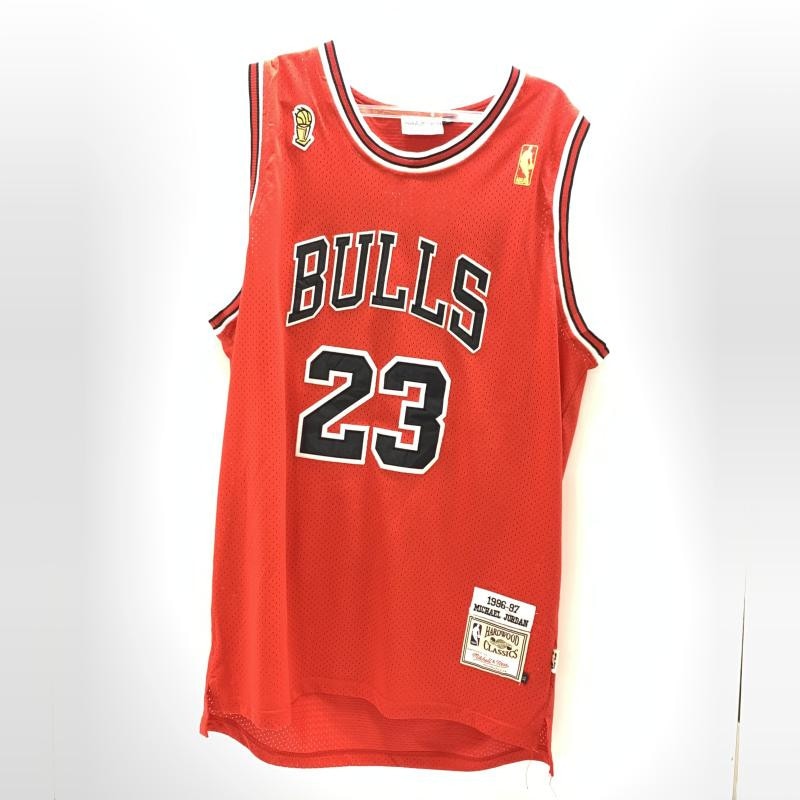 MITCHELL & NESS　ゲームシャツ 中古】オールド Mitchell&Ness NBA ゲームシャツ XL レッド ミッチェル