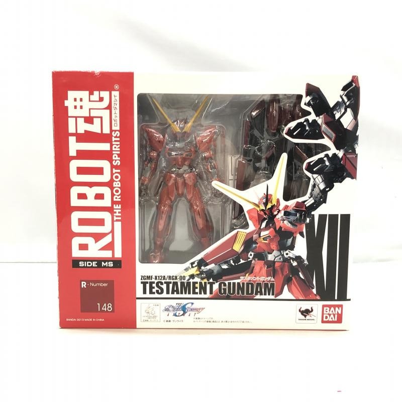中古】バンダイ ROBOT魂 ZGMF-X12A/RGX-00 テスタメントガンダム 開封