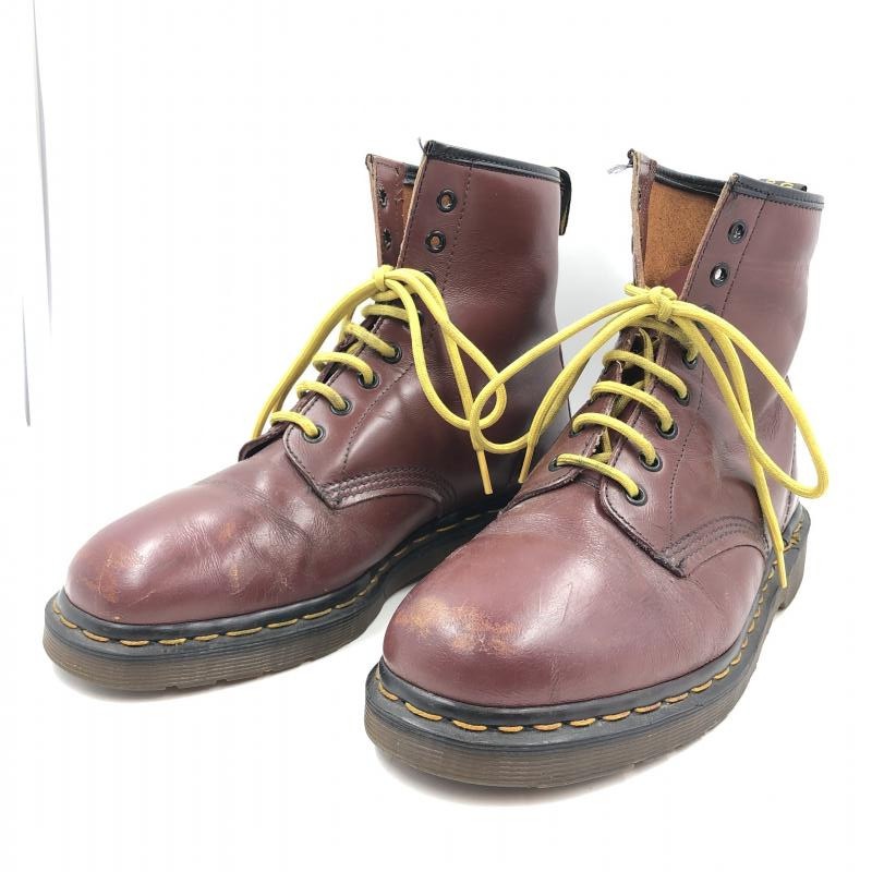 Dr.Martens 8ホールブーツ チェリーレッド イングランド製 中古】Dr.Martens イングランド製 8ホール チェリーレッド