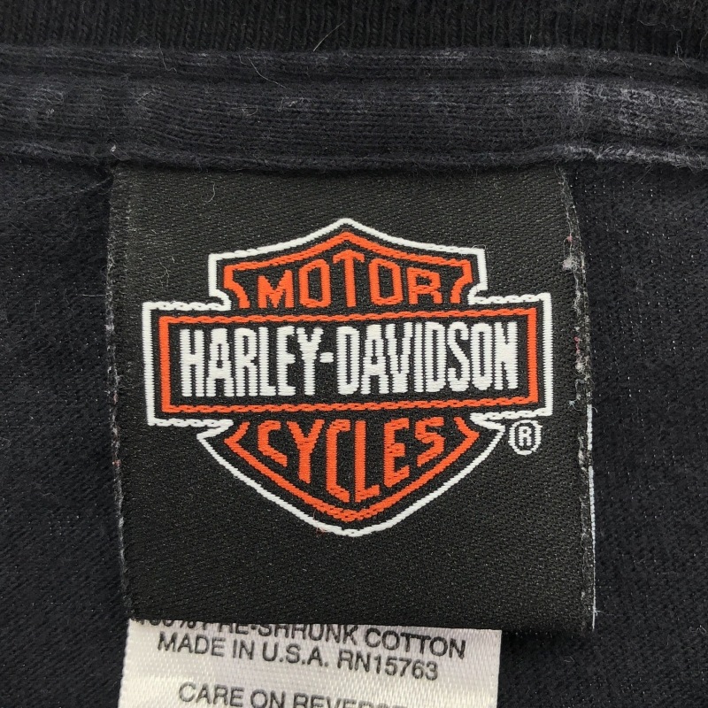 ����š�Harley Davidson 2008 ξ�̥ե쥤��ץ��� S/S Tee �֥�å� ������3XL �ϡ��졼���ӥåɥ����O������