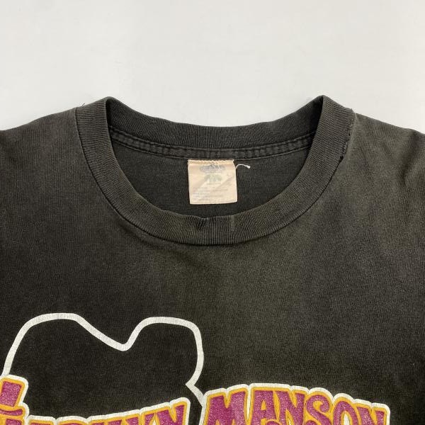 ����š�MARILYN MANSON 90s WINTERLAND���� "DOPE FIEND" ξ�̥ץ��� T����� �֥�å� ������L �ޥ��󡦥ޥ󥽥��O������