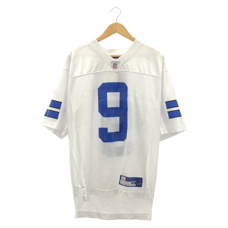 ����š�Reebok NFL ROMO 9 ����ե� �����ॷ��� ��˥ۡ��� M �ۥ磻�� �֥롼 �꡼�ܥå���OȾ��Ź��