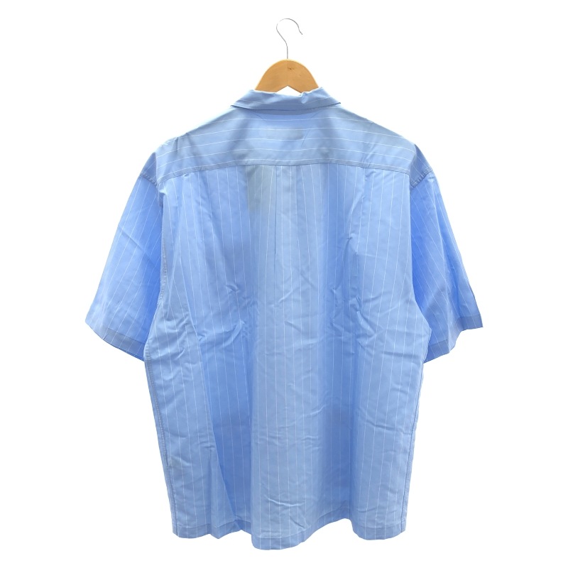 ����š�Supreme 25SS Stripe S��S Pajama Shirt L �֥롼��O��ΩŹ��