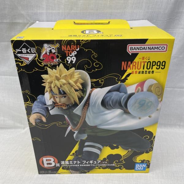 中古】未開)B賞 波風ミナト フィギュア ｢一番くじ NARUTOP99 -豪華絢爛