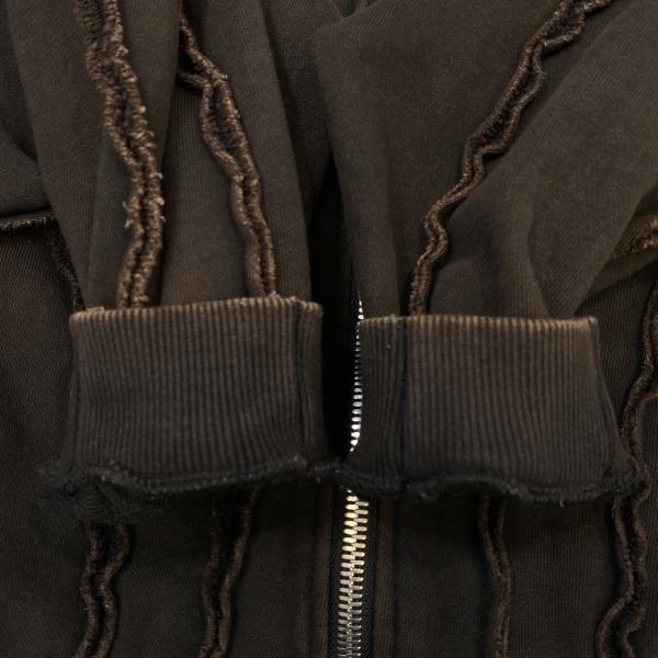 ����š�Thug Club 23FW Gladiator Zip Up Hoodie "TC23TS0601" �֥饦�� �������� ��������֡�O������