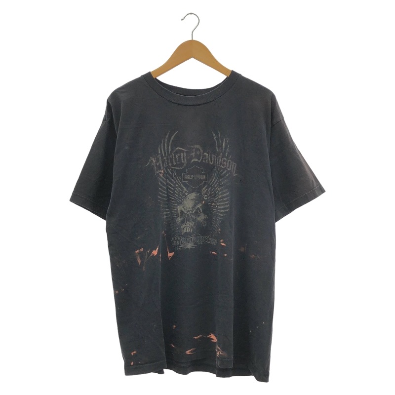 ����š�Harley Davidson ������Tee 2XL �֥�å� �ϡ��졼���ӥåɥ����OȾ��Ź��